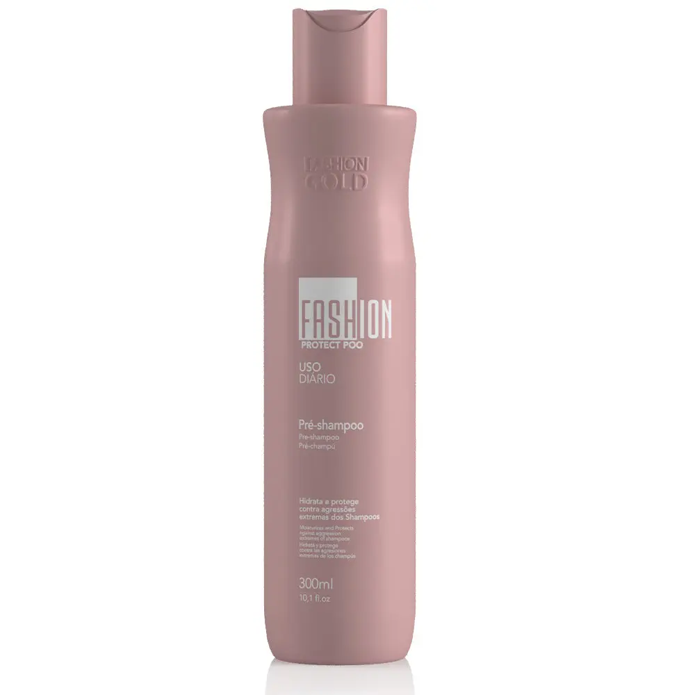 Fashion Gold PROTECT POO Pre-Shampoo Treatment 300ml/10.1fl oz - Shielding & Hydrating for Soft Shiny Hair