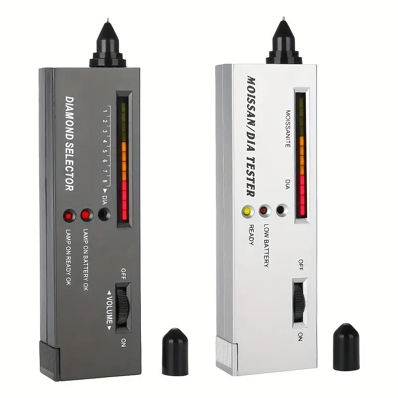 Diamond Tester Pen and Moissanite Detector, Portable Handheld Precise Accurate Diamond Authenticity Identification Tool, Thermal Conductivity Instrument for Loose Diamonds