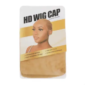 OQHAIR 1 PACK Invisible HD Human Hair Wig Cap Stretchable Elastic Hair Net For Women