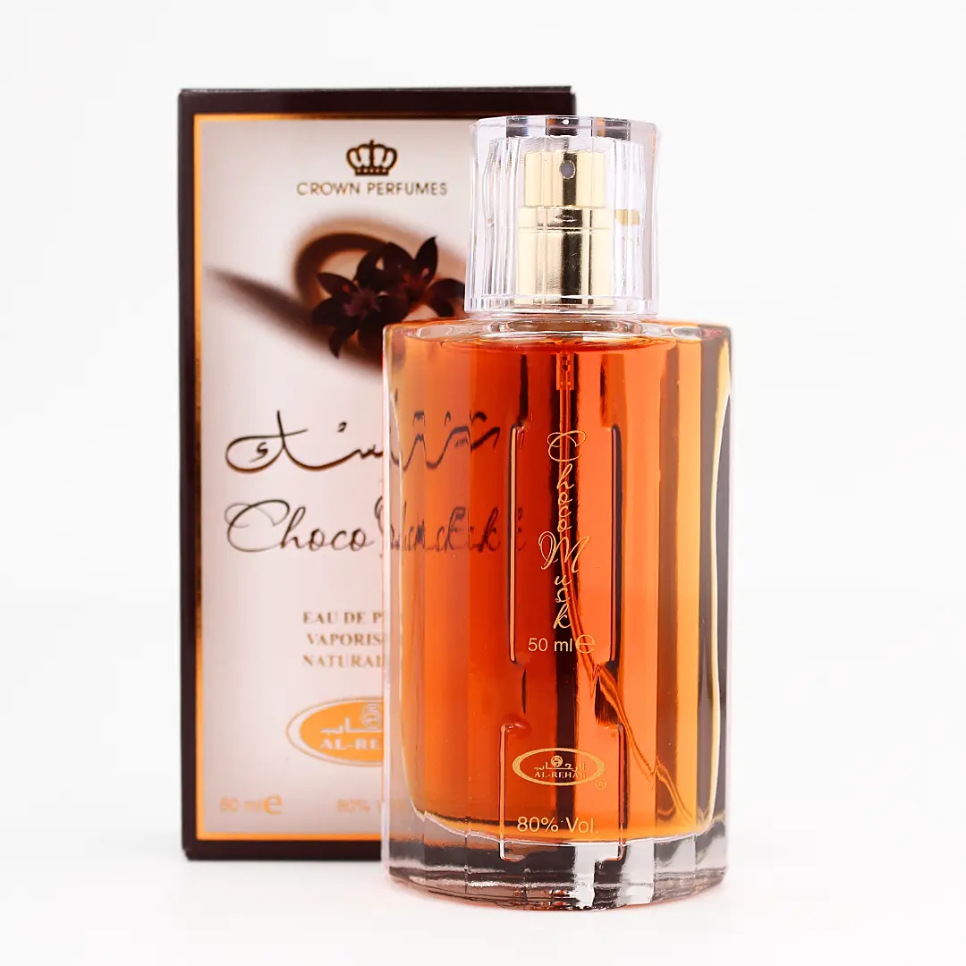 Al Rehab Choco Musk EDP Unisex Fragrance (50ml / 1.75oz) - Chocolate, Pistachio & Marshmallow Sweet Gourmand Perfumes