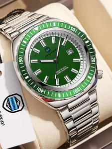 Paazomu 2026 Men's Watch, Original Fashion Business Brand, Waterproof Quartz Wrist Watch, Sport Clock, Automatic Date Watch, Male Reloj