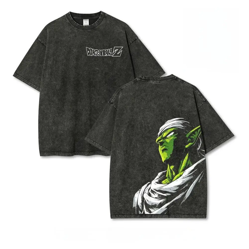Dragon Ball Z Piccolo Anime Vintage Tee 90s Graphic Tees Men's t Shirts Graphic Tee t Shirts Funny Graphic Tee Good Graphic Tees Men's Graphic Tees Streetwear Outfits Men Vacation Outfits Oversized Tshirt Men