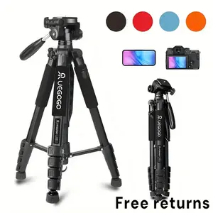187cm Professional Aluminum Camera Tripod with 3-Way Pan Head – Extendable to 74 Inches, Compact Travel Design for DSLR & Smartphone Vlogging, Ideal for Outdoor Photography & Video Shoot#SummerWins#Fathersdaygift