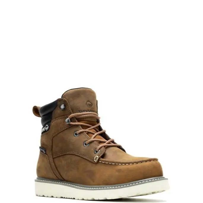 Wolverine Trade Wedge 6" Moc-Toe Work Boot - Sudan Brown