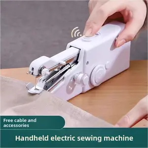 Portable Handheld Sewing Machine – Cordless Mini Stitcher for Quick Clothing Fixes at Home or Travel