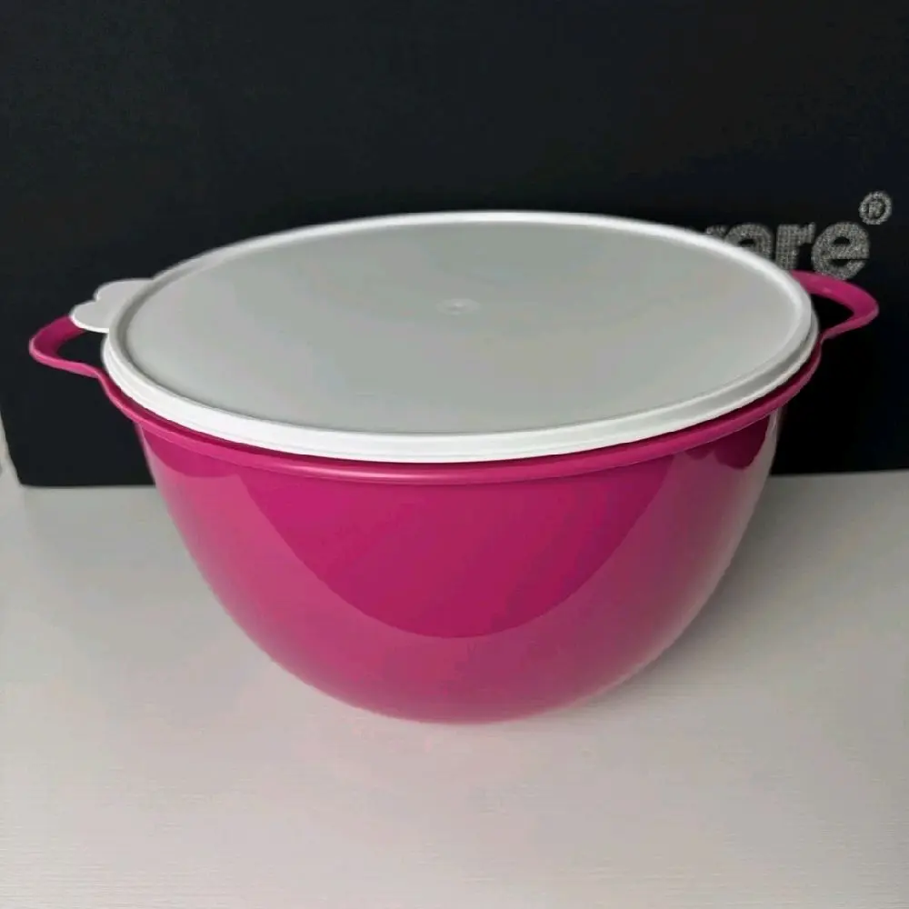 pale pink bowl for mixing or storing 14 L.