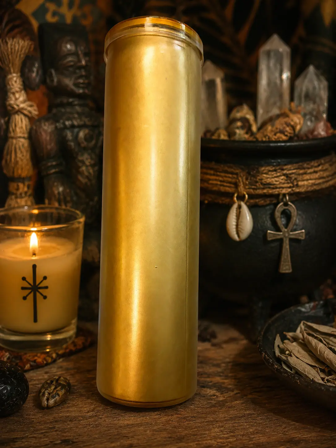 7 Day Glass Candle