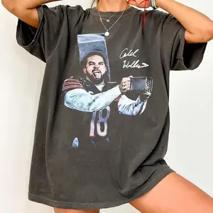 [Sale Up To 15% + Free Ship] Comfort Colors 1717 - CALEB WILLIAMS "Cheese Grater" Chicago Football Shirt, Graphic Tees, Bears Merch, Youth & Adult Sizes, Game Day Apparel