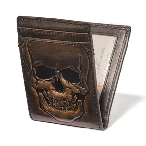 Skull Bifold Front Pocket