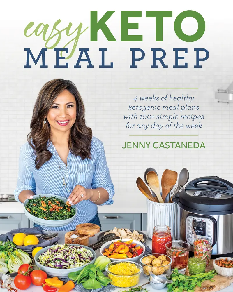 USED Paperback Book - Easy Keto Meal Prep: 4 Weeks of Delicious and Healthy Low Carb Ketogenic Meal Plans with 100+ Simple Recipes for Any Day of the Week by Jenny Castaneda (English, 384 Pages, 2.31 lbs, Very Good Condition)