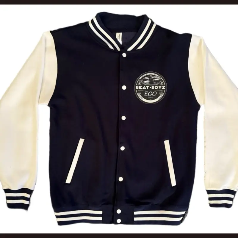 EGO hoodies, tees, and varsity jackets. Menswear Man