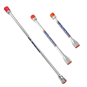 3 Pieces Airless Paint Sprayer Extension Pole Set – 8”, 12”, 20” Wands for High-Pressure Spray Guns, Durable, Extendable Reach for Walls & Ceilings