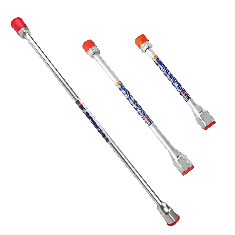 3 Pieces Airless Paint Sprayer Extension Pole Set – 8”, 12”, 20” Wands for High-Pressure Spray Guns, Durable, Extendable Reach for Walls & Ceilings