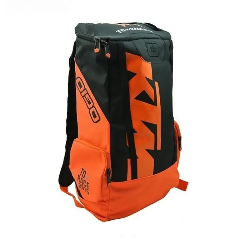 High-Capacity Moto-Inspired Adult Laptop Backpack - Bold Racing Flair, Helmet-Tool Storage - for Motorcycle Adventures, Commuter Riders, Cycling, Adults