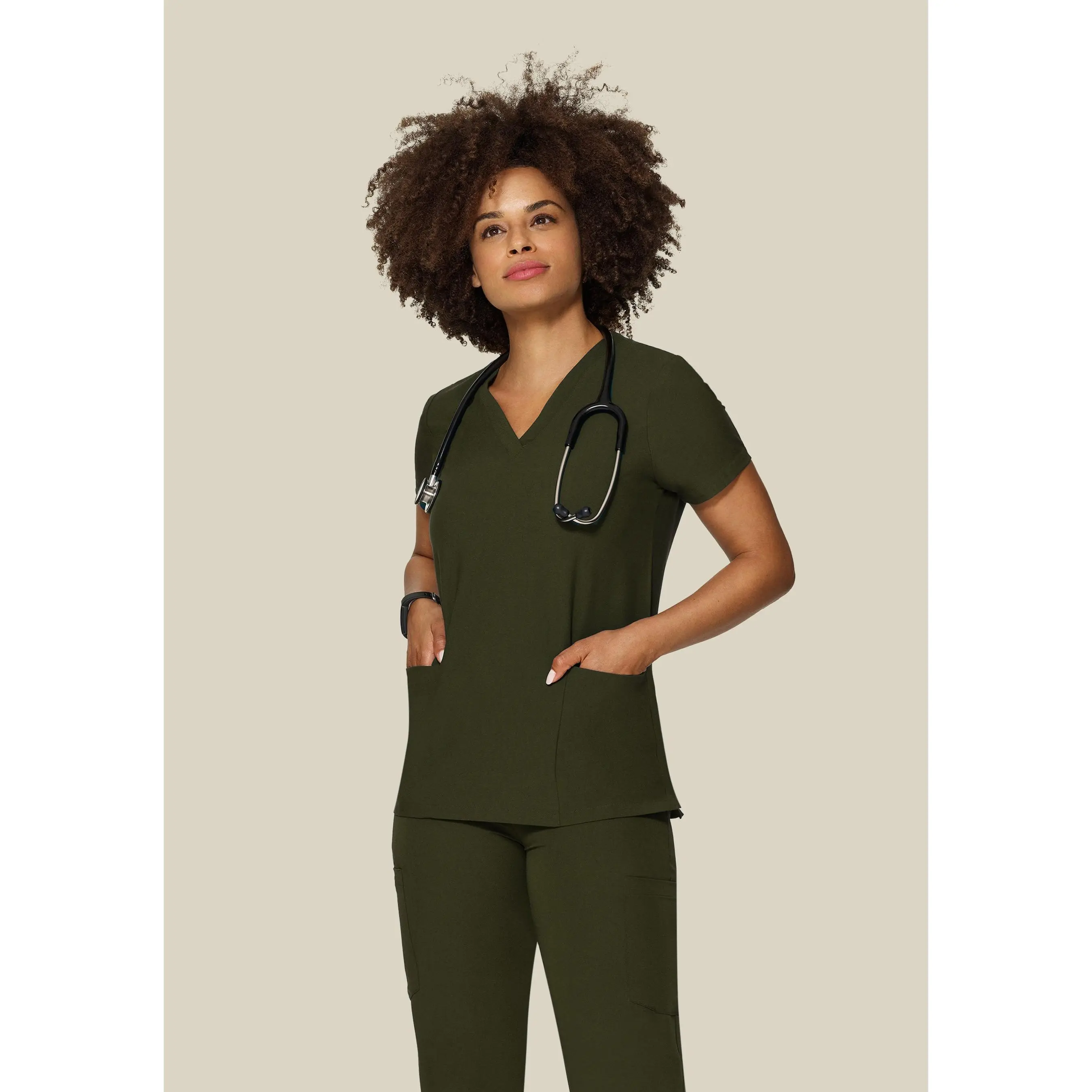 6 Pocket Top Olive