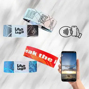 Loopless Band Daily Motivation Bracelet with Scannable NFC Chip Waterproof Stylish Elastic Design Motivational Quotes Daily Perfect for Everyday Wear