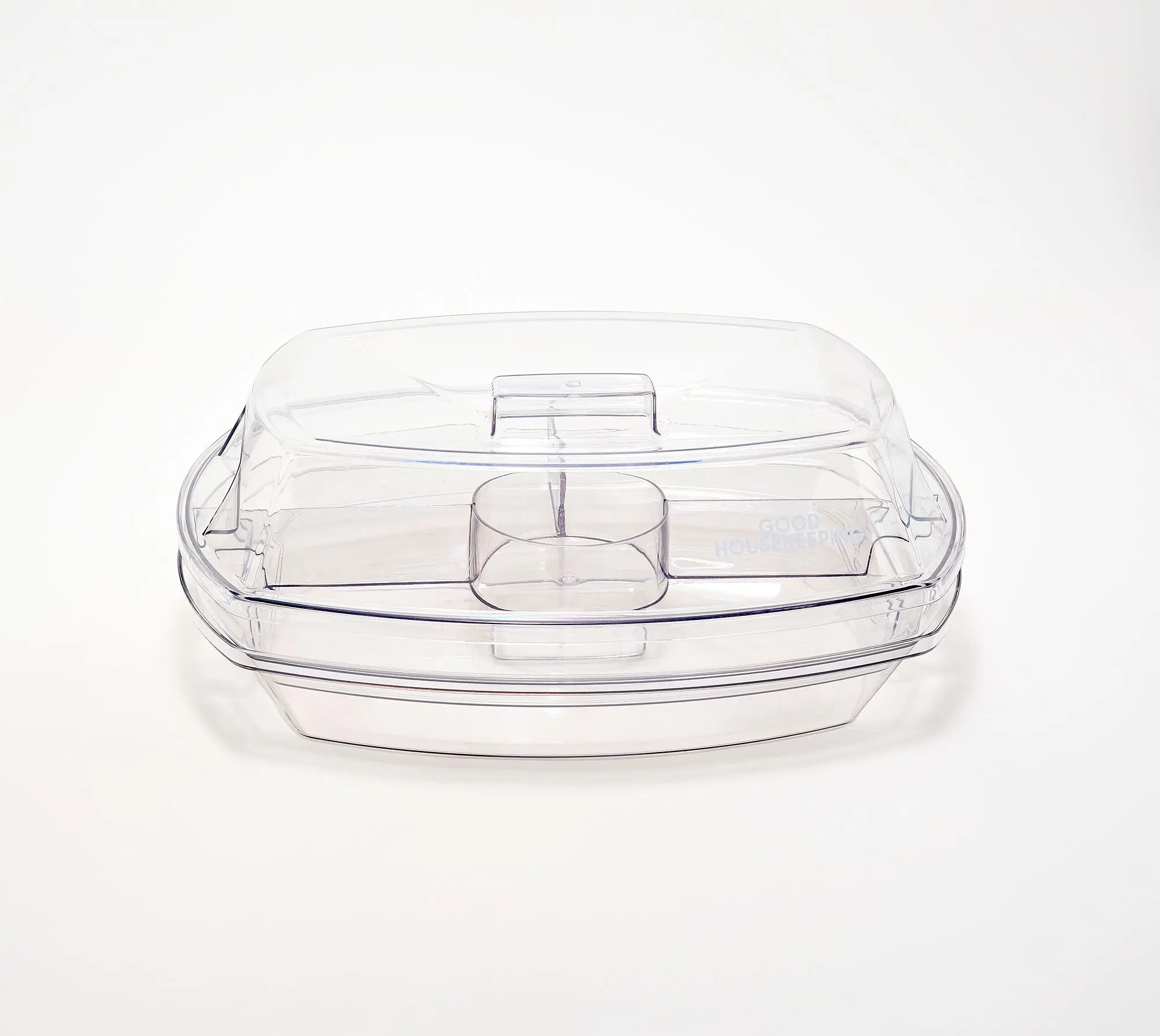Good Housekeeping Divided Appetizer Tray w/ Lid