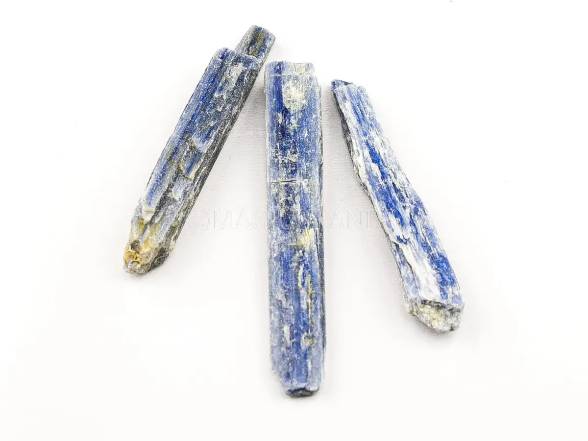 A+ Quality Blue Kyanite Blades 1.25 2" Inch Rough Crystal for Throat Chakra Healing & Communication Skills Enhancement