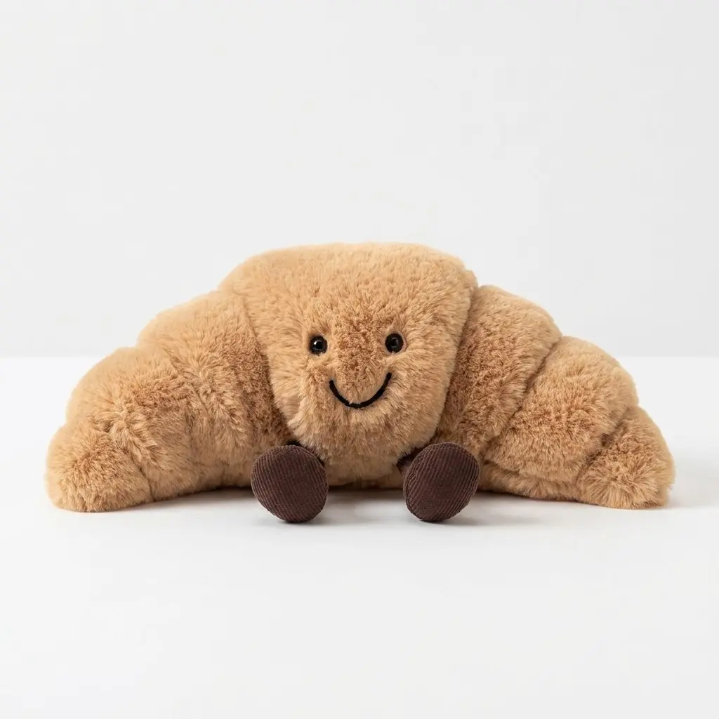 Jellycat Croissant Soft Toy – Medium Amuseables Pastry, Adorable Café-Inspired Décor & Gift for Food Lovers