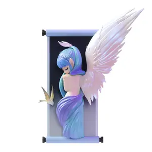 52TOYS Sleep Limited Edition The Winged Elf Collectible Figure Fantasy Art Toy Whimsical Elf Figurine Desktop Display Unboxing Gift for Adults