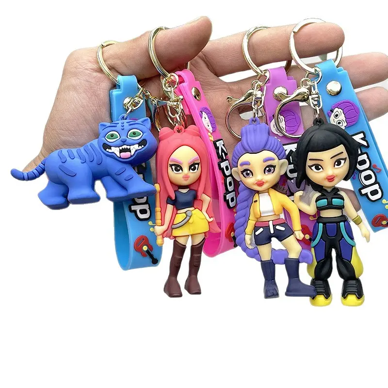 Cross-border kpop witch hunter girl group keychain doll pendant blind box Korean witch hunter group bag small pendant decoration Cross-border kpop witch hunter girl group keychain doll pendant blind box Korean witch hunter group bag small pendant decoration