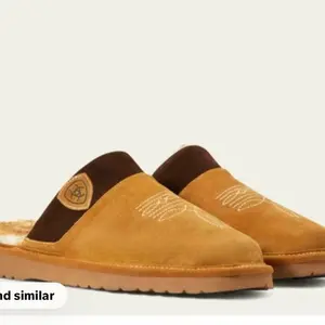 Ariat Men's Silversmith Square Toe Slipper CHESTNUT,  Footwear