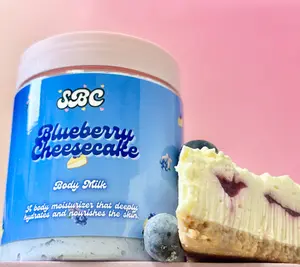 SBC Blueberry Cheesecake Body Milk - Moisturizing Body Milk with Blueberry Flavor, Hydrating and Nourishing Formula for Skin Care