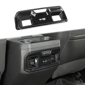 Rear Back Air Conditioner Outlet Vent Panel Trim, Car Interior Decor for 2022+ Chevy Silverado/GMC Sierra Trucks, Automotive Interior Accessory