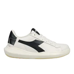 diadora Mens Mass Damper Derby Lace Up Sneakers Shoes Casual - Black, White