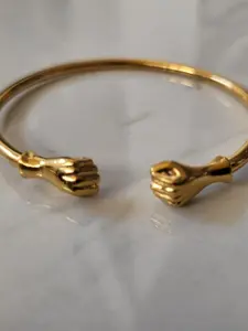 Fist Design Bangle, Fashionable Bangles, Fashionable Stackable Bracelets for Women & Girls, Boho Style Jewelry for Party, Daily Clothing Decor, Trendy Exquisite Jewelry for Gift, Trendy Jewellery Accessories