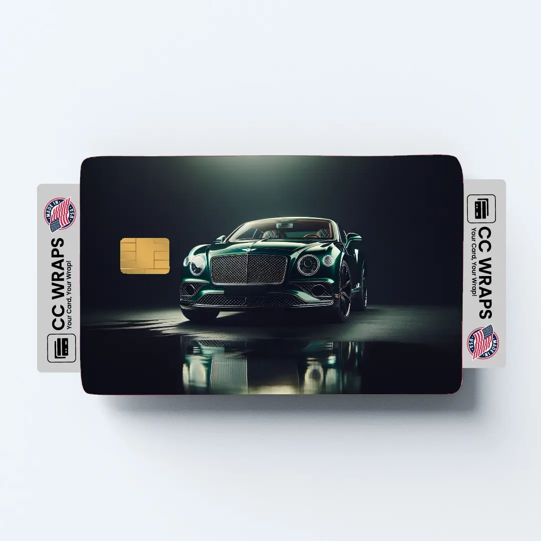 Bentley Continental Gt In Credit Card Skin – Vinyl Sticker Fits Debit Card