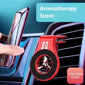 2 in 1 Magnetic Car Phone Holder with Air Vent Mount for Simple Installation and Easy Use