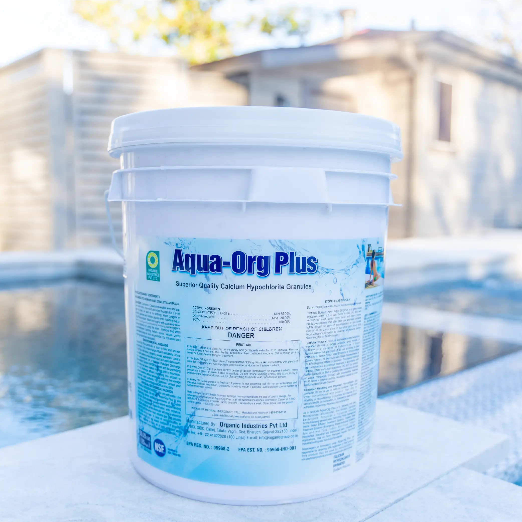 Pool Shock Chlorine  Calcium Hypochlorite 65