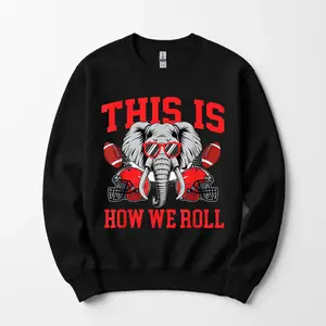 This Is How We Roll Alabama Football T-Shirt Game Day Tee, Hoodie & Sweatshirt for Men & Women Crimson Tide Fan Gear