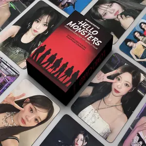 55Pcs/Set Kpop BABY MONSTER New Album Lomo Cards HARAM HD Photocards Girls Photo Card For Collection Fans Gift
