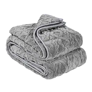 Weighted Blanket 20lb 60 x 80 in Queen Size Sherpa Fleece Heavy Blanket