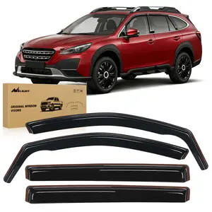 Nilight Side Window Rain Guards for Subaru Outback 2020-2025, Automotive Vehicle Car Accessories, Smoke Tint Vent Visors, 4PCS, Reduce Wind Noise, Car Wash Safe Replacement Cover