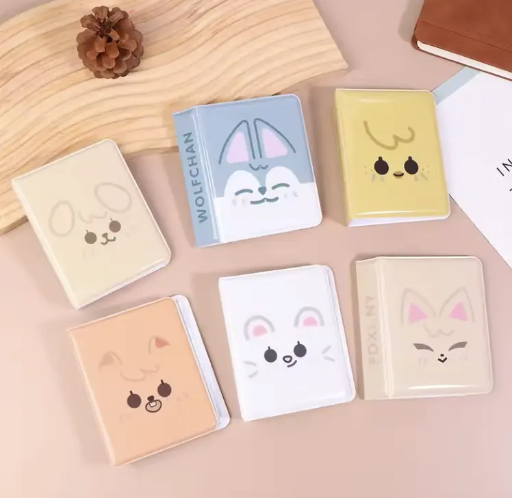 Collectible Photocard Binder with Cover - Lightweight, Transparent, Cute, Durable Trading Card Accessory with Card Sleeve Protectors