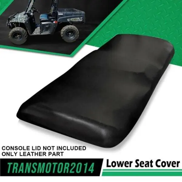 CROSSDESIGN New Automotive Leather Lower Seat Protector - Water, Grease, Oil-Resistant Car Interior Accessory for Polaris Ranger 400,500,570,800 & 2010-14 RZR 4x4 Midsize