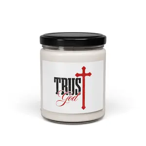 Trust God Soy Candle – Faith-Inspired Christian Candle with Clean, Long-Lasting Burn