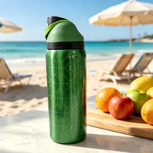 Owala FreeSip "Magic Wicked Witch" Limited Edition Elphaba Insulated 32 oz Tumbler - Vacuum Design Mug, Portable Water Bottle for Camping, Travel, Birthday Surprise, Road Trip Use