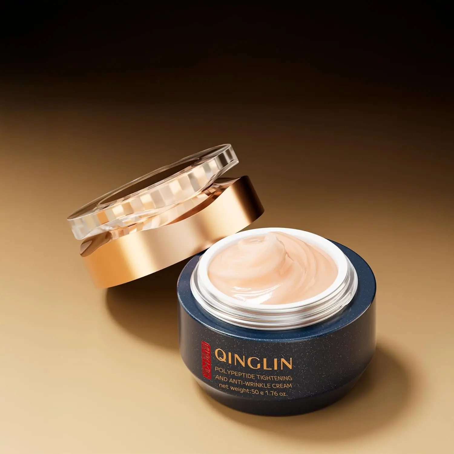 【QINGLIN】Peptide Firming Full Face Cream - Anti-Wrinkle, Anti-Aging, Deep Hydrating, Soothing Skincare with Natural Plant Extracts for All Skin Types, Glow Lotion, Perfect Gift, Single Item