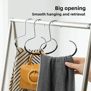 4PCS Hat ring hanger, multi-functional household scarf, non-slip scarf, towel hanger, tie and hat storage