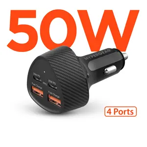 Speedboost Quad PD Car Charger
