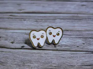 Tooth Stud Earrings
