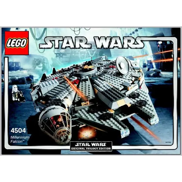 4504 Millennium Falcon (Redesign), Original Trilogy Edition Box