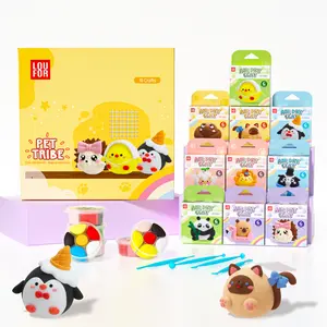 Air Dry Clay Kit – 60 Vibrant Colors, 10 Tubs with Sculpting Tools & Tutorials, Ultra Light & Soft, Safe Non-Toxic, DIY Creative Craft Toys for Kids Ages 3+ - Fine Motor Skills