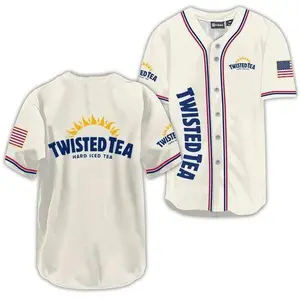 TWTED Tea Baseball Jersey, Beer Lover Summer Jersey For Men and Women