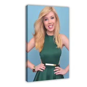 Actor Poster Jennette McCurdy 23 bedroom canvas posters, hall wall art, bathroom canvas posters, home poster decoration