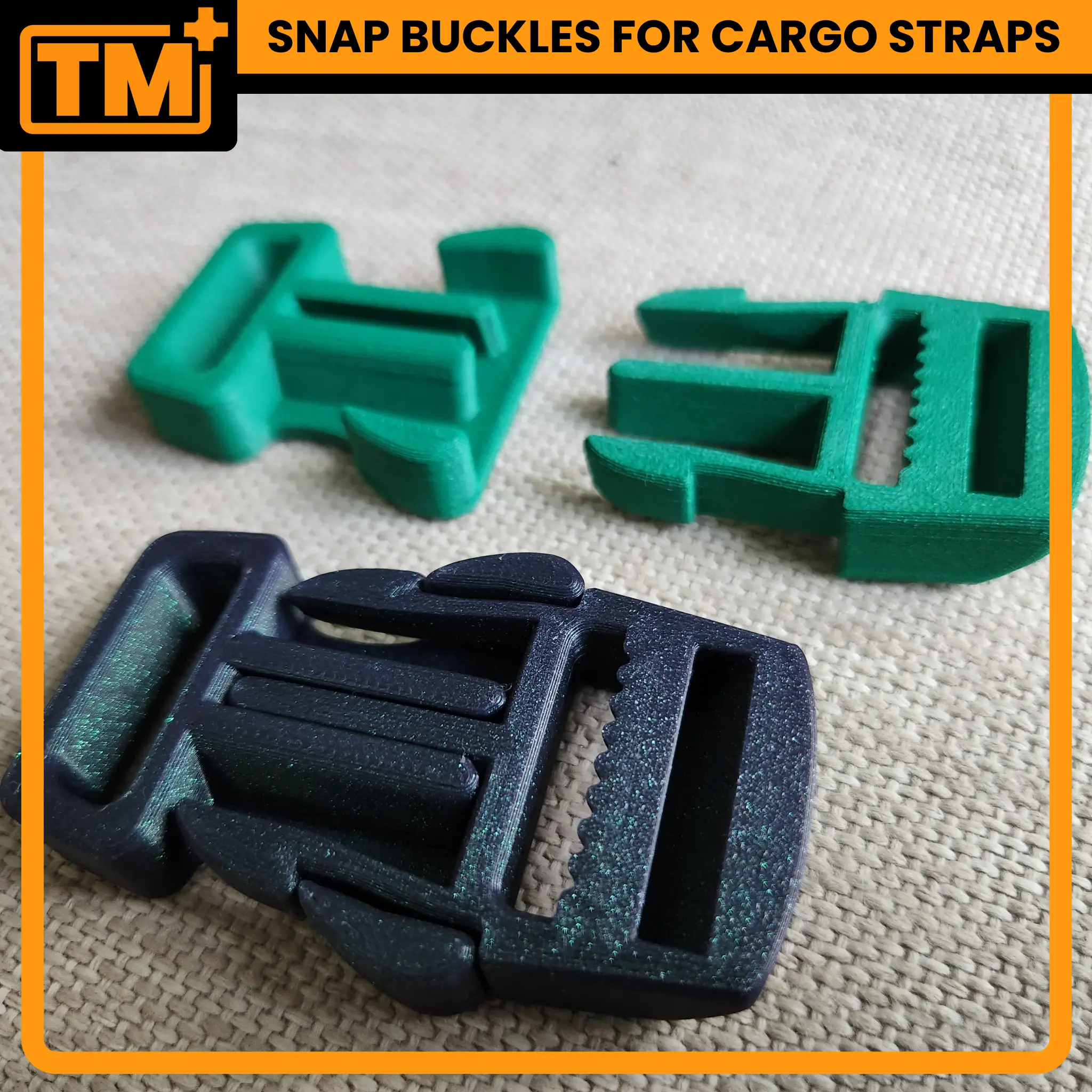 Cargo Strap Snap Buckles, Heavy-Duty Hand Tool Accessories for Tool & Hardware Applications